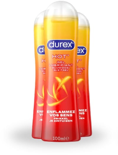 Durex Verwarmende Glijmiddel - 100 ml x3
