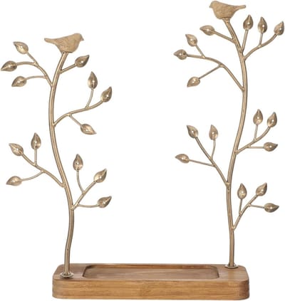Sieradenhouder Boomvorm - Sieradenstandaard Organizer - Sieraden Presenteren - Stabiele Ijzeren Constructie - 38x25.5x9.5 cm - Meerkleurig