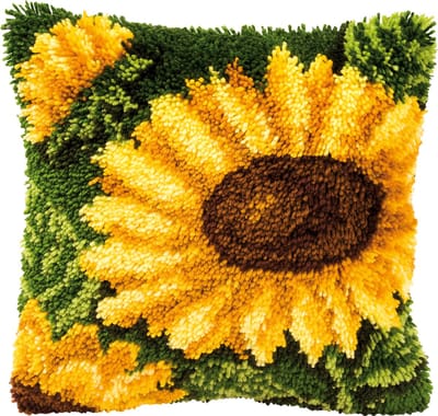 Vervaco - Knoopkussen kit - Zonnebloem - PN-0014176 - Borduren - Borduurpakket - Borduurpakket volwassenen - Borduurpakket kind