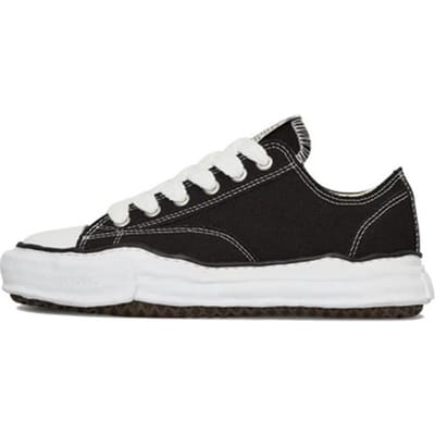 Maison Mihara Yasuhiro - Peterson Canvas Low - Unisex - Zwart - Maat EU 36