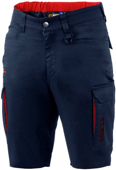 Sparco Werkbermuda Hawaii Werkbroek - Marineblauw/Zwart — XXL