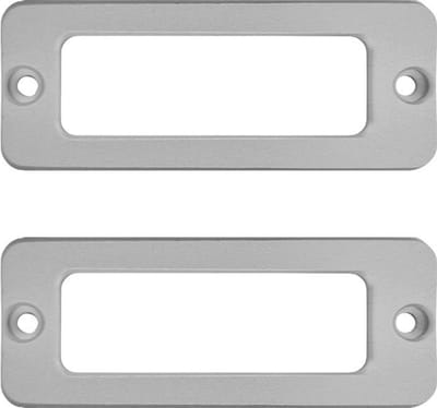 CombiCraft Etikethouder met 2 gaten 65x25mm aluminium - 10 stuks