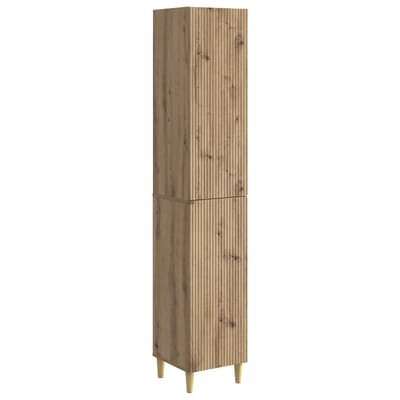vidaXL - Kast - Set - 2 - st - Bewerkt - hout