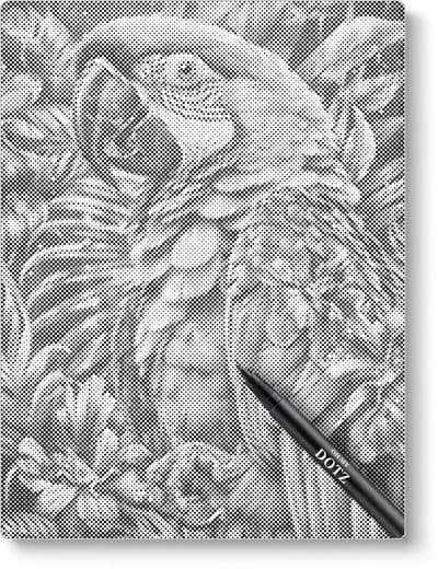 Papegaai | Dot painting | 50x60cm  Meest gekozen | Dot painting | Oh My Dotz | Dots stippen | Diamond painting & Schilderen op nummer alternatief | Happy hobby