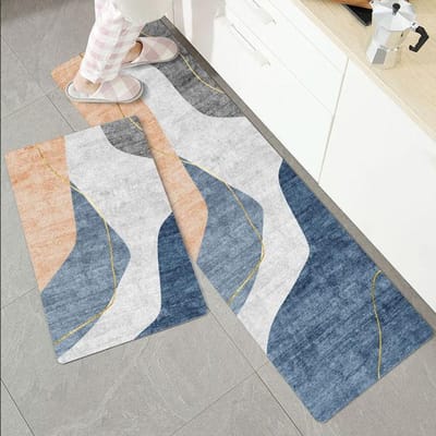 Keukenmat Salon Hal Tapijten Servies Patronen Entree Deurmat Woonkamer Slaapkamer Lange tapijten Badkamer Antislip Vloermat 40cmx60cm 1pc