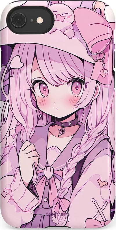 Casetastic Hoesje Geschikt voor Apple iPhone 7/8/SE - Stijlvolle Beschermende Duo-layer Case - Manga Magie