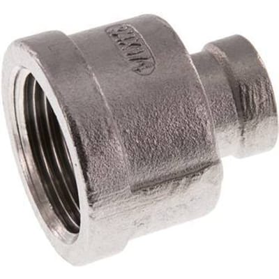 Rp 3/4'' x Rp 1/4'' RVS Ronde Sok 16 Bar