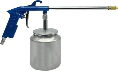Reinigingspistool - Luchtblazer tool - Auto onderhoud - Diepe reiniging - 355 cm - Blauw zilver
