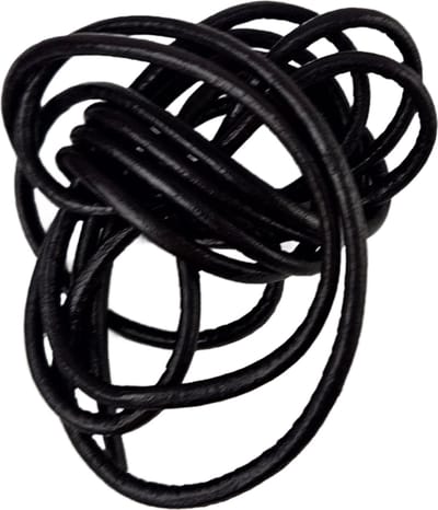 BamBella® - Dikke koord 2 meter - string rond van leer touw Dik en stevige leren kleermaker artikel tassen maken