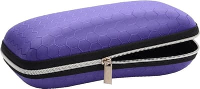 Fako Bijoux® - Brillenkoker - EVA - Met Rits - Nylon - Paars