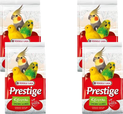 Versele-Laga Prestige Schelpenzand Kristal Zak - Vogelbodembedekking - 4 x 5 kg