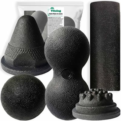 Vitolog 5-delige Massage Set: Roller, Duoball, Bal, Kegel & Egel