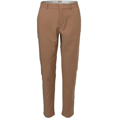 AGU Venture - Chino - Fietsbroek - Dames - Bruin - Fietsspecifieke pasvorm - Reflecterende details - XS