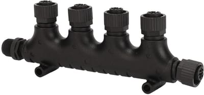 Store_9 - Multiport Tee Connector - Oliebestendig - Universeel - 4 Poorten T Connector - Geschikt voor Schepen en Jachten