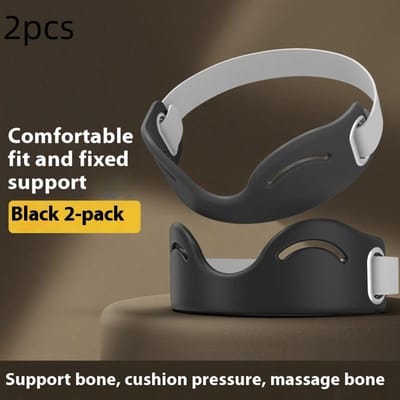 1/2 Stuks Siliconen Patellapees Kniebanden Pees Kniebanden Flexibel Lichtgewicht Ontwerp Kniebeschermer Ademend Elastisch gray
