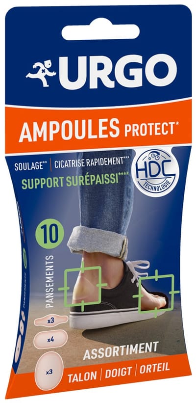 Urgo Blaarpleisters Protect Hiel Vinger Teen 10 Pleisters