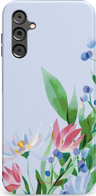 Casetastic hoesje geschikt voor Samsung Galaxy A14 (2023) 5G / Samsung Galaxy A14 (2023) 4G - Dubbellaagse bescherming - Dromen in pastel - Fashion Case - Lichtgrijs Mintgroen