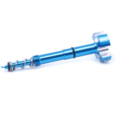 Mengschroef Carburateur - Brandstofschroef Afsteller - Motor Afstellen - Numeriek Gekalibreerd - 55x12mm - Blauw