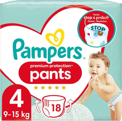 Luierbroekjes Maat 4 - Comfortabele Luiers - Baby Verschoon - Stop & Protect Pocket - 9-15 kg