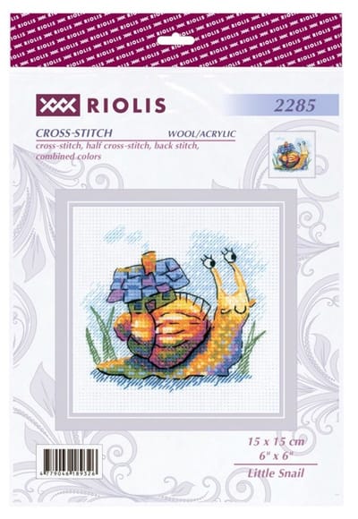 Borduurpakket 2285 Little Snail - RIOLIS