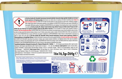 Le Chat Wascapsules Sensitive 16 wasbeurten - 16 stuks