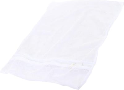 Caresse lingerie wasnetje met rits - wit - 30x40cm