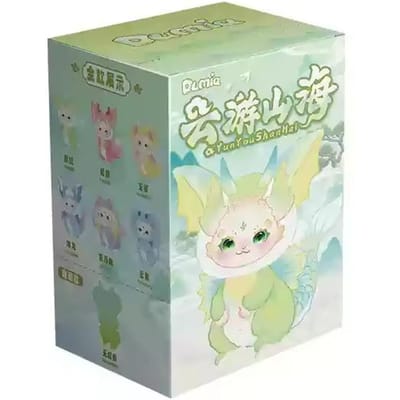 Nieuwe Shanhaijing Trend Blind Box Dumia Maytree Pop 23cm Schattige Verzameling Van Skelet Kawaii Doos Verrassingsspeelgoed Pluche Speelgoed Figuur white