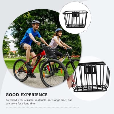 Fietsmand - Stuurmand - Boodschappen Vervoeren - Afneembaar Ontwerp - 25 cm - Zwart