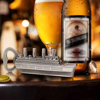 Ibenzoa® Unieke flesopener in de vorm van een stoomschip voor bierliefhebbers