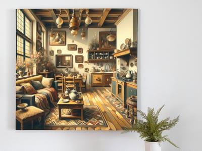 Kunstprint | Wanddecoratie | Dibond | 20 × 20 cm