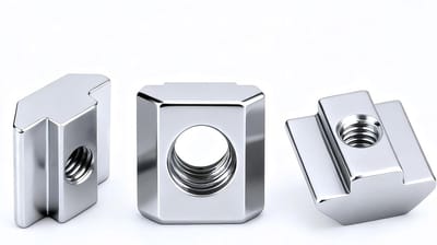 M6 Sleufmoeren 28 Stuks van Koolstofstaal voor T-Sleuf Rail en Gidsrail in de Auto- en Industrie Toepassingen, Duurzaam en Betrouwbaar