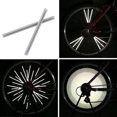 KELERINO. Fiets reflector - spaak reflectoren voor spaken - 12 stuks