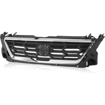 Voorbumpergrille met chromen omlijsting 6F0853654E Vervanging voor SEAT 6F MK5 Pre?Facelift 2017 gray