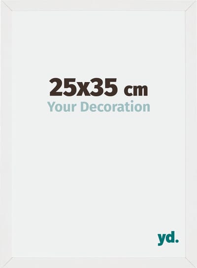 Your Decoration - Fotolijst 25x35 cm - MDF - Wit Hoogglans - Mura