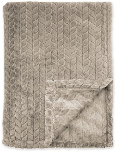 Byrklund Plaid Twill Touch - 150x200 - 100% Polyester - Taupe