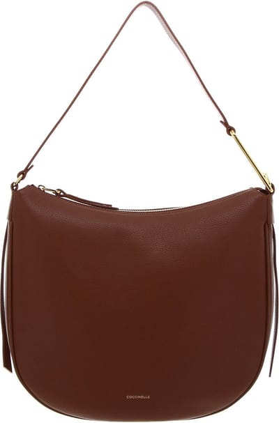 Coccinelle Grote Crossbodytas / Schoudertas Dames - Leer - Coccinelle Priscilla - Bruin