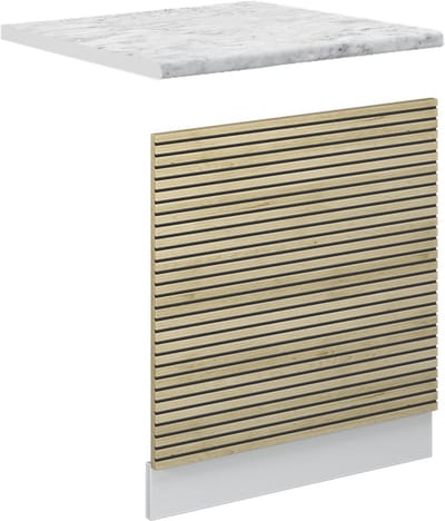 Vicco Fame-Line Frontpaneel – 60 cm, WB Marmer Eiken paneel