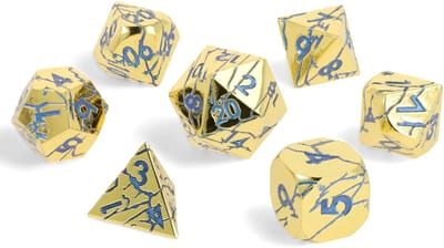 Divinity Unbound Metal RPG Dice Set