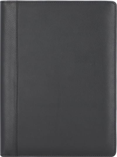 Alassio schrijfmap - CATANA - A4 - nappa leer - zwart - JU-30055