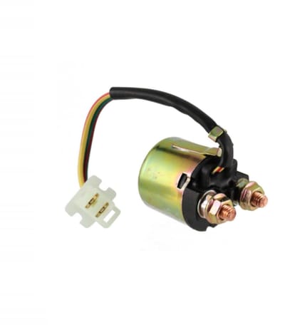 Startrelais Motor - Starter Relais - Motor Starten - Hoog Rendement - Compact Formaat - Zwart