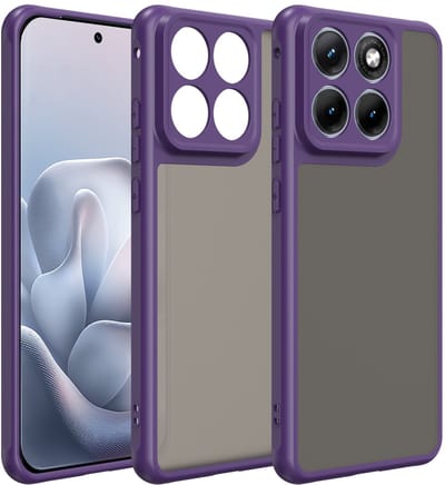 Coverup Hoesje - Geschikt voor Motorola Edge 70 Fusion Hoesje - Coverup Mat Transparante Back Cover met Camera Cover - Paars
