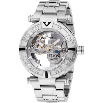 Invicta Subaqua 49499 Heren Horloge - Automatisch Uurwerk - Roestvrij Staal met zilveren Wijzerplaat - 47mm