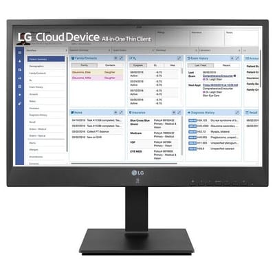 LG 24CR661N-2P.AEU 24" FHD (1920×1080) LED 60 Hz – Dunne client wit