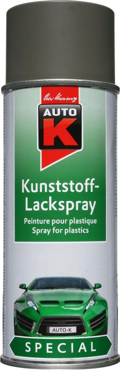 Plastic Paint in Spuitbus AUTO-K - Grijs