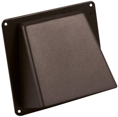Nedco gevelklep - ps - 150 mm - bruin