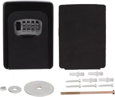 Store_7 - Lock Box voor Huissleutel - Weerbestendig - 4-cijferige Code - Kleine Lockbox - Veiligheidsoplossing - Geschikt voor Kantoor en Thuis