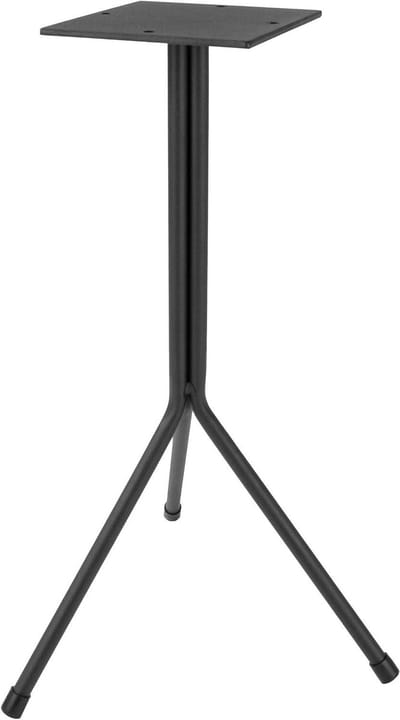Natural Goods Berlin Tripod Design tafelframe, driepoot, bijzettafel, Scandinavische bank, koffietafel, driepoot, stoel, kruk, metaal, massief, 12 mm ronde staaf (H43 cm - bank-/bijzettafel, zwart)
