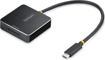 Kaartlezer Extern Startech 1B-USB-C-SDE-ADAPTER Zwart