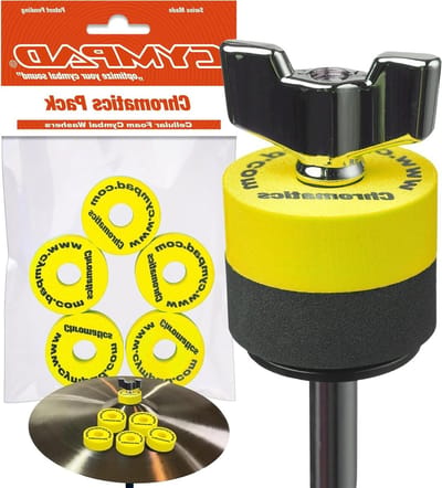 Cymbal Vilt Set - Bekken Viltjes - Cymbal Geluid Verbeteren - Superieure Bekkenophanging - 40/15mm - Geel