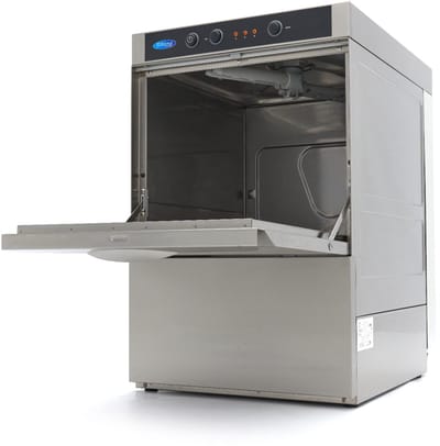 Horeca Vaatwasser - 40 x 40 cm - met Afvoer-, Glansspoel- en Zeeppomp - 230V